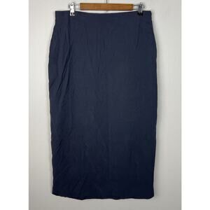 NWT Wayf Midnight Blue Pencil Straight Skirt Size XL Workplace Business Women’s